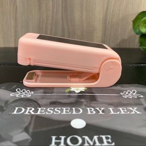 Mini Bag Heat Seal And Cut Pink